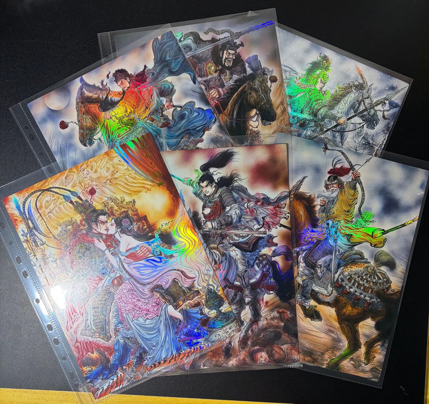 NO.30 好又多金牌大场，每周一站式配齐，方便凑单！（周6晚9点截拍，卖家送拍0抽成！） 齐卡文化 梓墨三国五虎 梓墨五虎+吕布与貂蝉 A4彩雕大卡6张