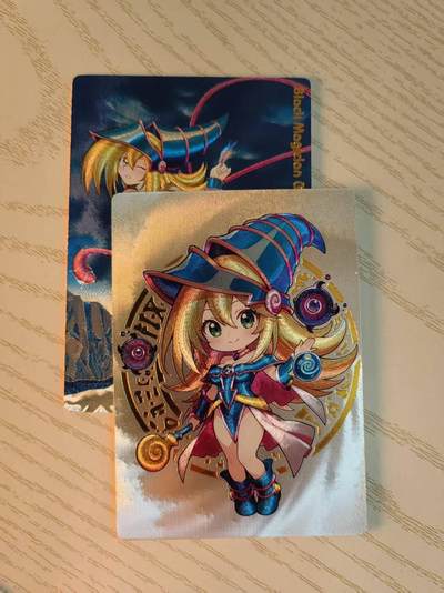 龙虎卡牌-八二场（满200元包邮，无佣金，每周六结拍，欢迎送拍） - 粗闪2张 奇点 女黑魔导