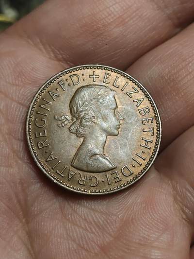 2026年第四十三场(总第二百一十二场）外国好品散币场(免佣金) - 英国🇬🇧1967年半便士(伊丽莎白二世青年桂冠第二版，普制币关门年)