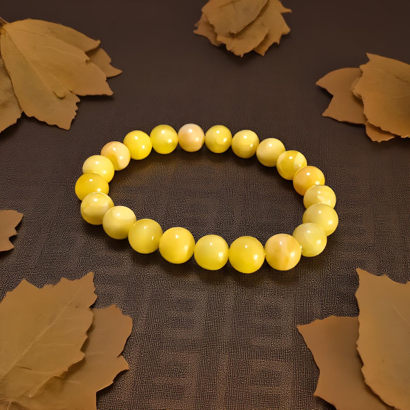 碧月说宝 君子怀瑾·当代和田玉清风专场(八) 俄白花蜜蜡手串