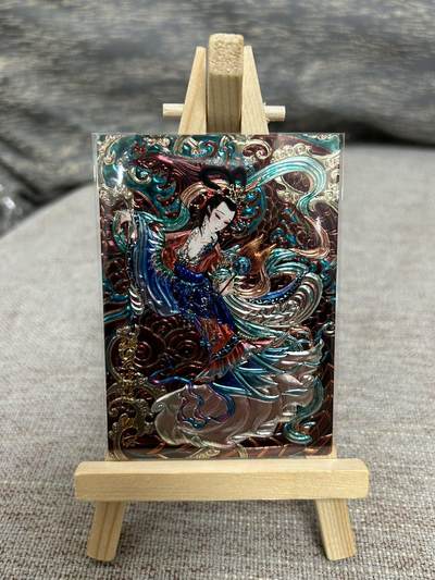 喜灰玩卡拍卖第七期，接拍品0佣金，欢迎送拍，释放现金流，让自己有资金可以购买更多喜欢的卡牌，让别的卡友能淘到更多心仪的卡牌 - 齐卡文化 心染老师绘 特卡 画中仙 甄宓 光刻一张