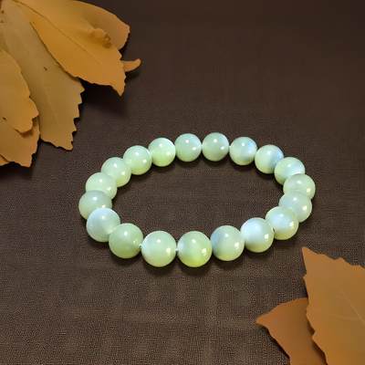 碧月说宝 君子怀瑾·当代和田玉清风专场(八) - 和田玉蓝皮黄口料手串