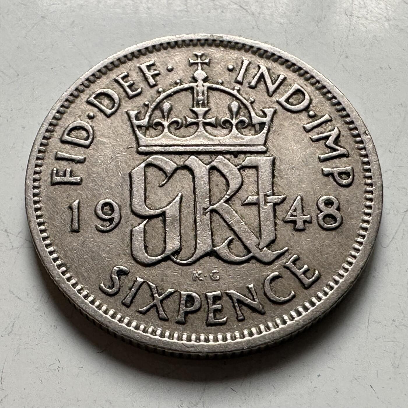 🌹外币初藏🌹🐯2026年第40场   每周二四六晚8️⃣点 世界钱币 英国1948年 6便士