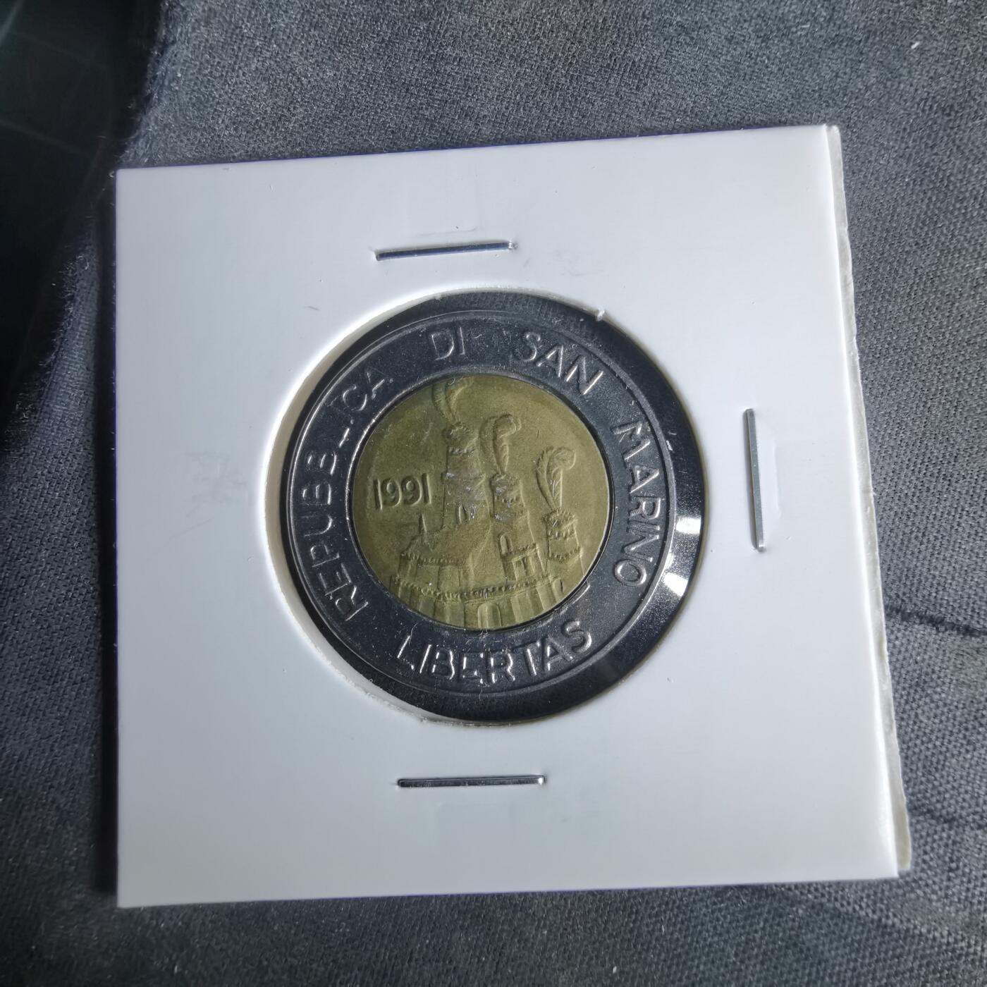 沼泽如烟--第1047场 圣马力诺1991年500里拉