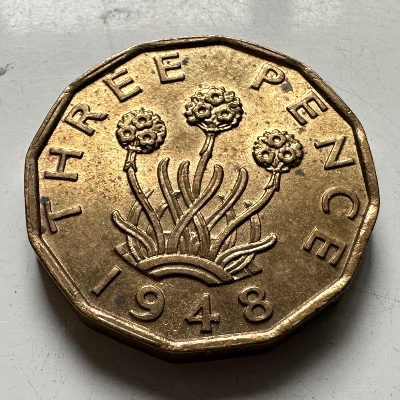 🌹外币初藏🌹🐯2026年第40场   每周二四六晚8️⃣点 世界钱币 英国1948年 3便士