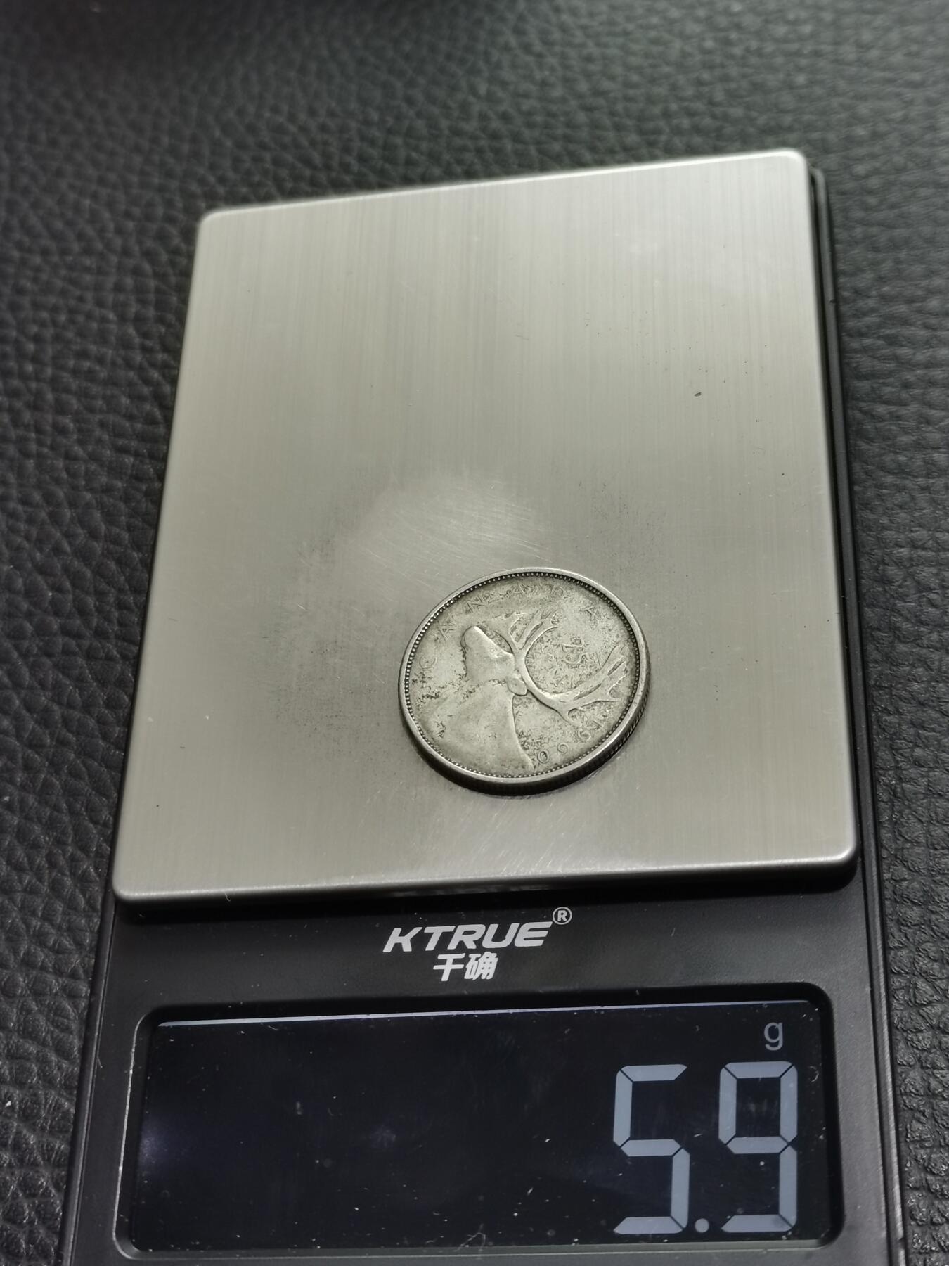 天下钱庄专场欢迎参拍 加拿大25分银币