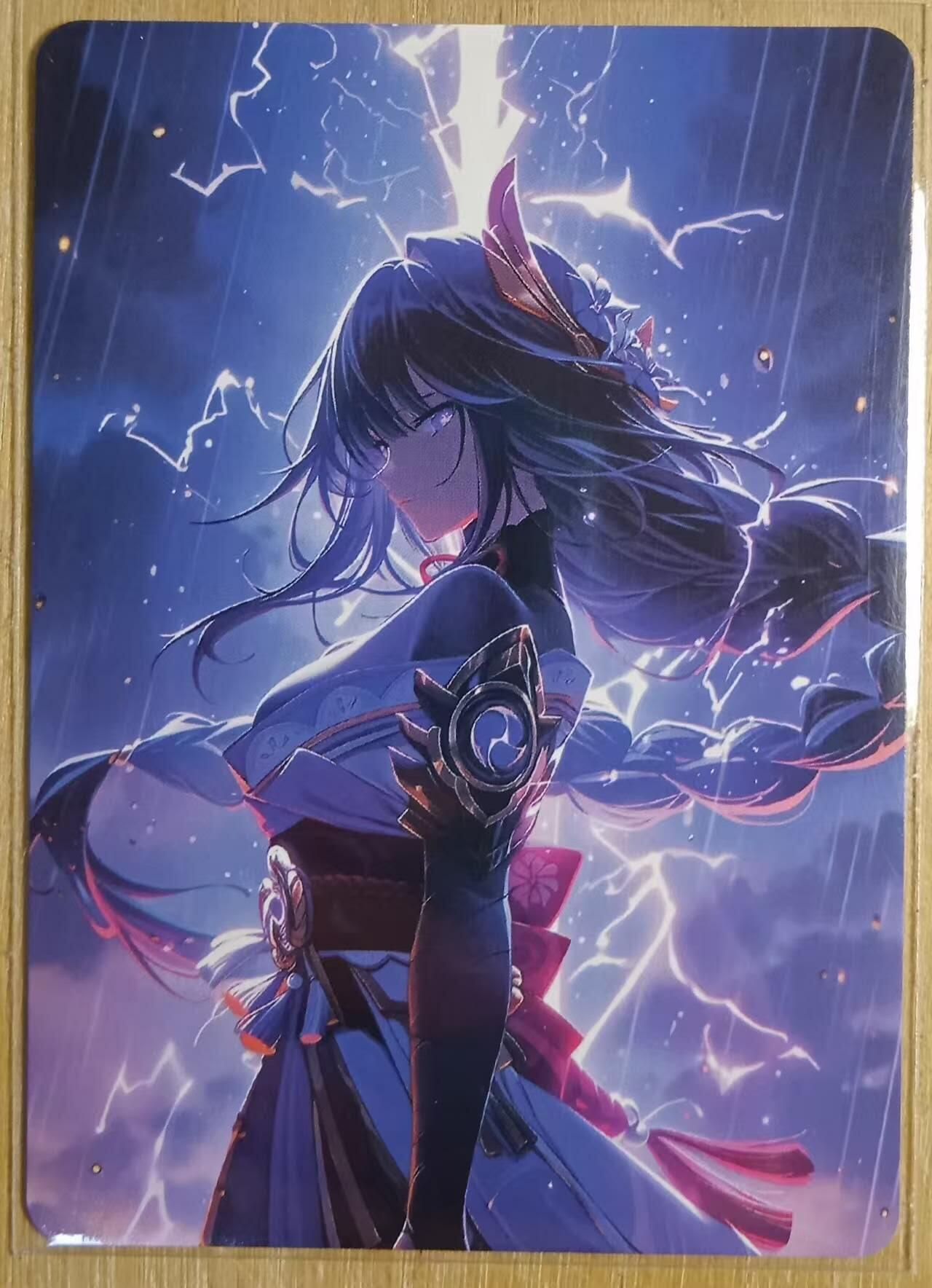 龙虎卡牌-八二场（满200元包邮，无佣金，每周六结拍，欢迎送拍） 彩闪 原神卡牌 雷电将军