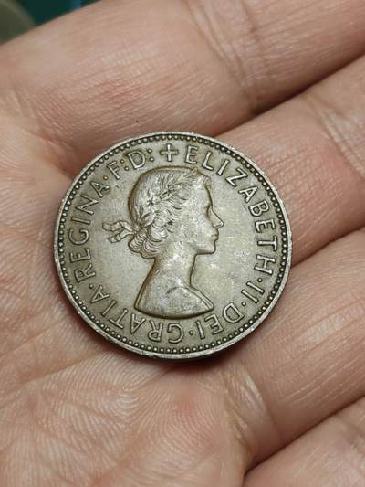 2026年第四十三场(总第二百一十二场）外国好品散币场(免佣金) - 英国🇬🇧1957年半便士(伊丽莎白二世青年桂冠第二版)