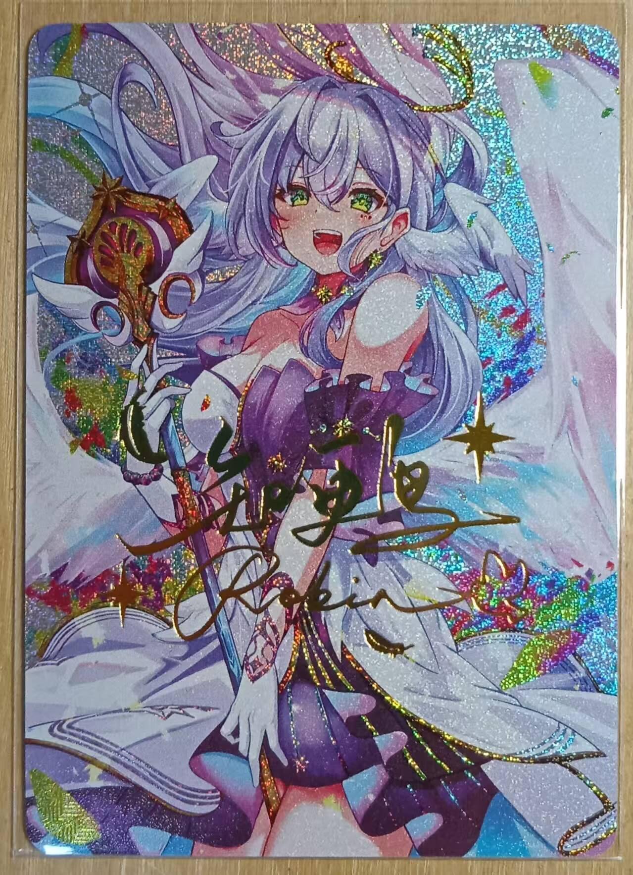 龙虎卡牌-八二场（满200元包邮，无佣金，每周六结拍，欢迎送拍） 彩闪签印 星穹铁道 知更鸟