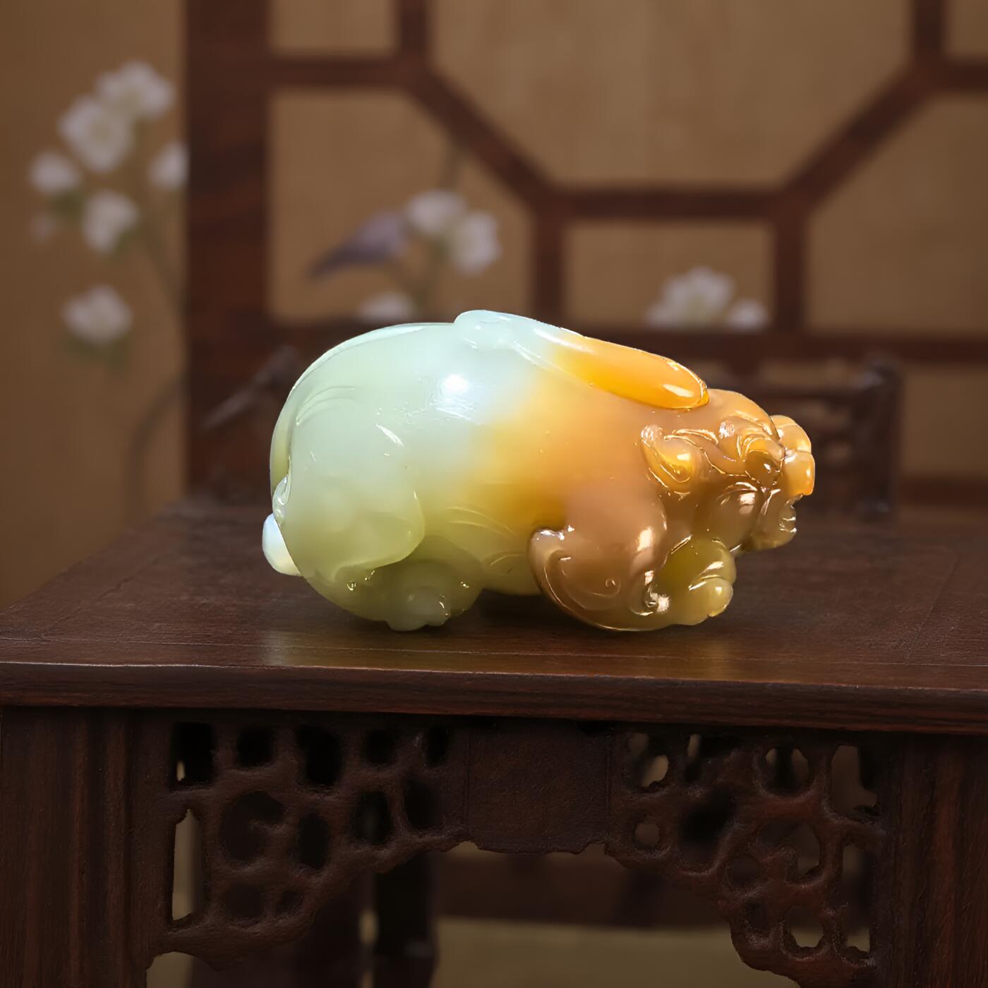 碧月说宝 君子怀瑾·当代和田玉清风专场(八) 和田玉糖料貔貅