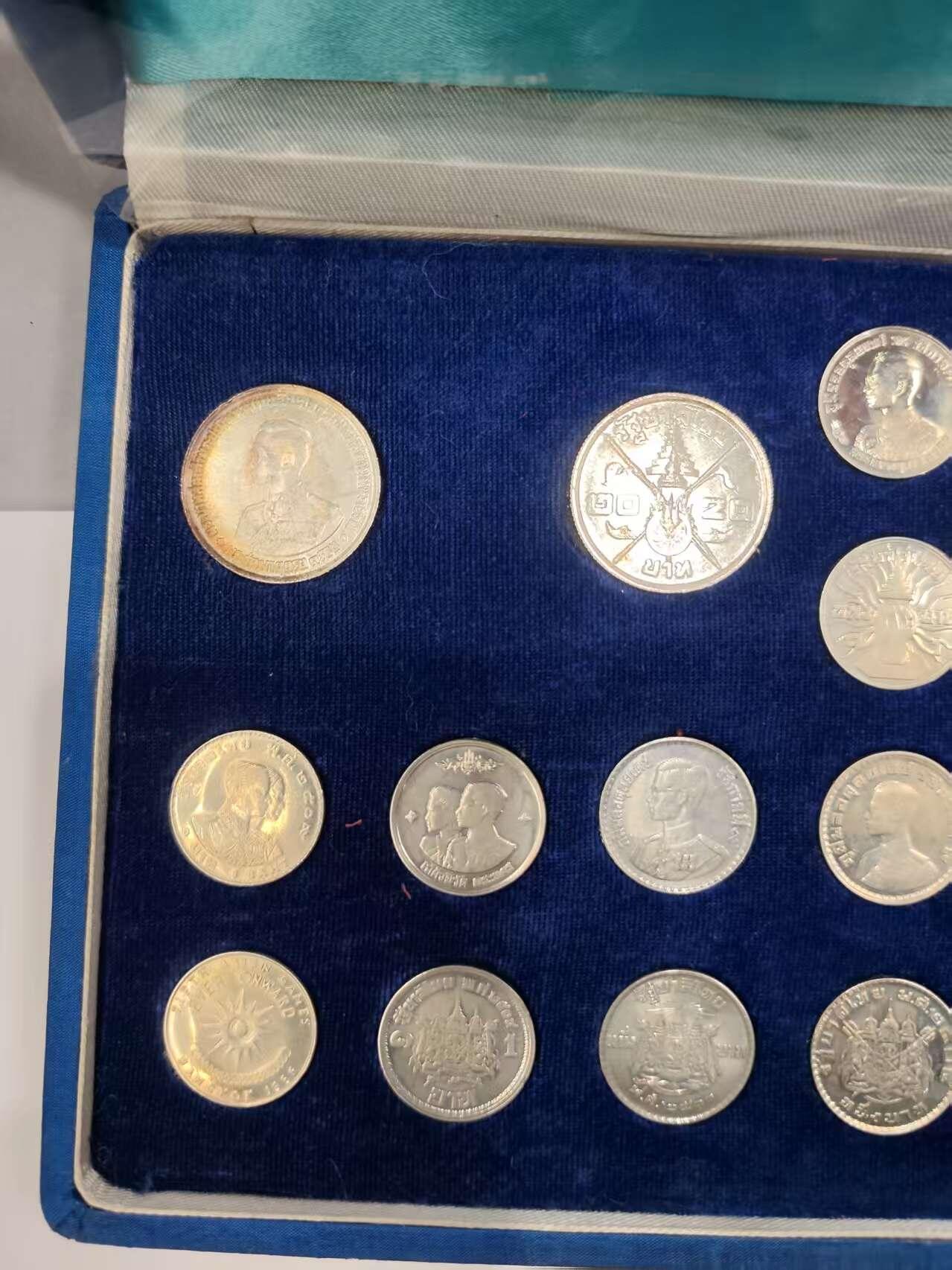 G&W世界散币，银币处理专场（第47场） 泰国拉玛九世32枚套  3银