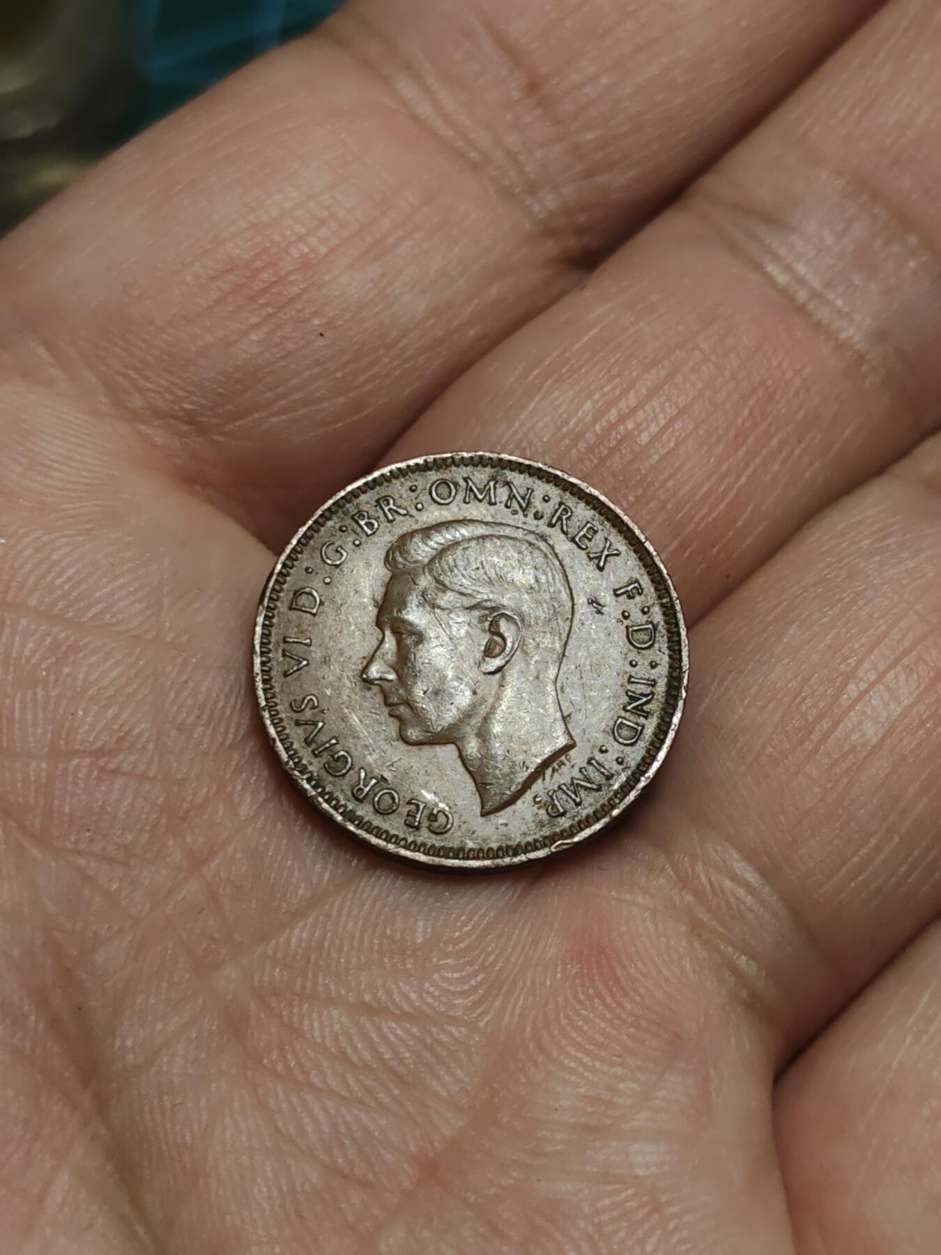 2026年第四十三场(总第二百一十二场）外国好品散币场(免佣金) 英国🇬🇧1943年1法新(乔治六世第一版)