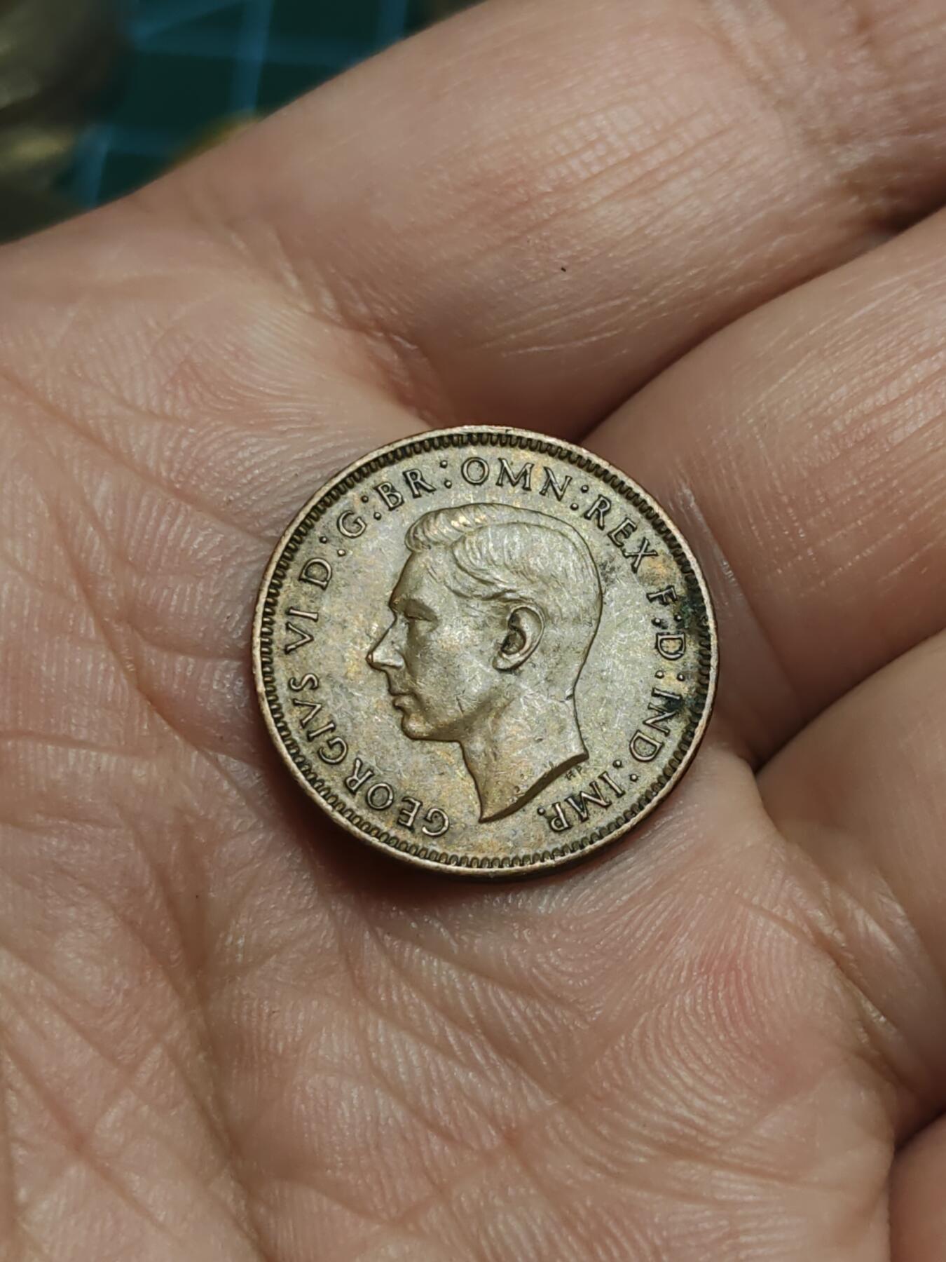 2026年第四十三场(总第二百一十二场）外国好品散币场(免佣金) 英国🇬🇧1943年1法新(乔治六世第一版)