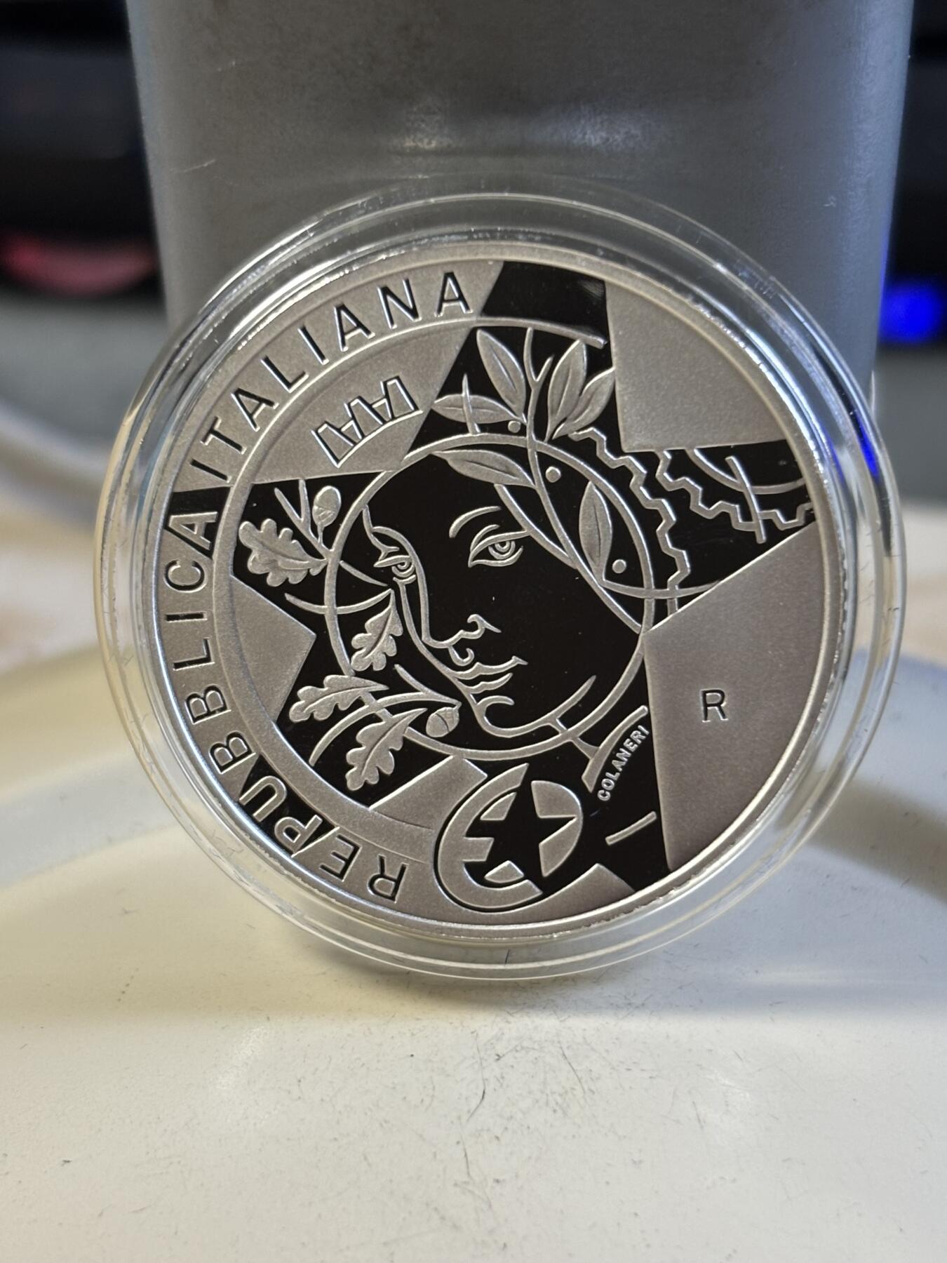 第197期拍卖 意大利2018年欧洲之星巴洛克和洛可可精制纪念银币,925银，22克，发行4500枚