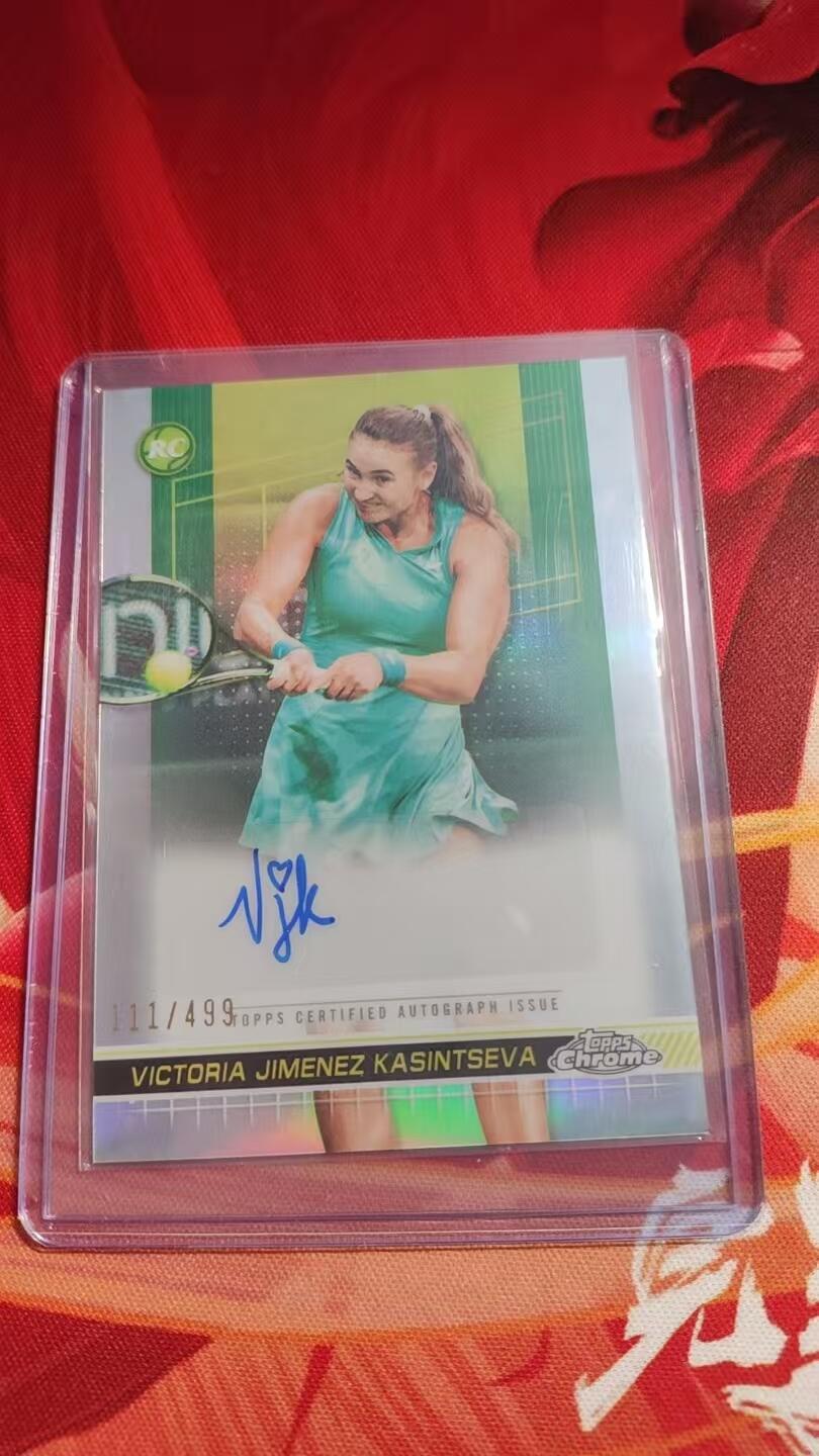 寸草不生 马年 第二期 2024 Topps Chrome 网球TC Toby Kodat 新秀RC 托比-科达特 签字