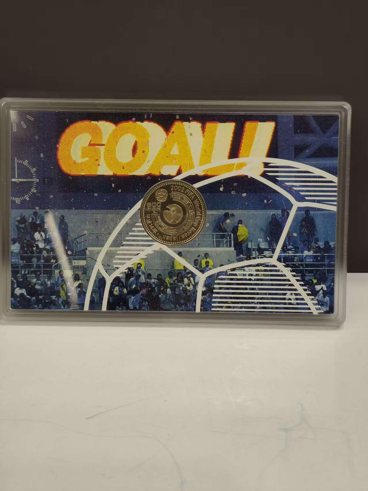 G&W世界散币，银币处理专场（第47场） 日本2002年500丹  韩日世界杯3枚套