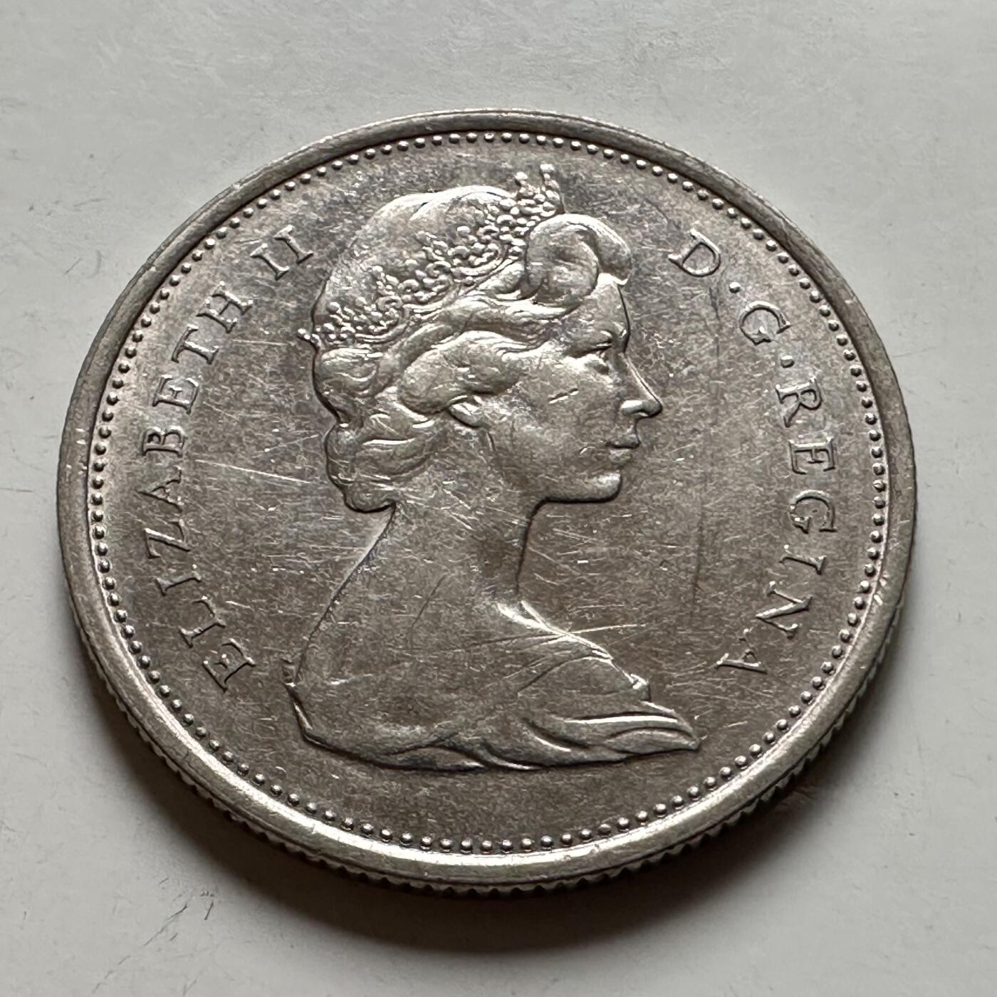 🌹外币初藏🌹🐯2026年第40场   每周二四六晚8️⃣点 世界钱币 加拿大1968年25分