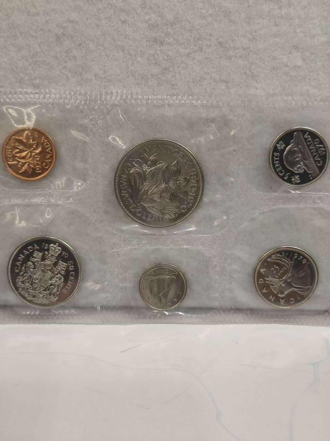 G&W世界散币，银币处理专场（第47场） 加拿大1970年6枚套