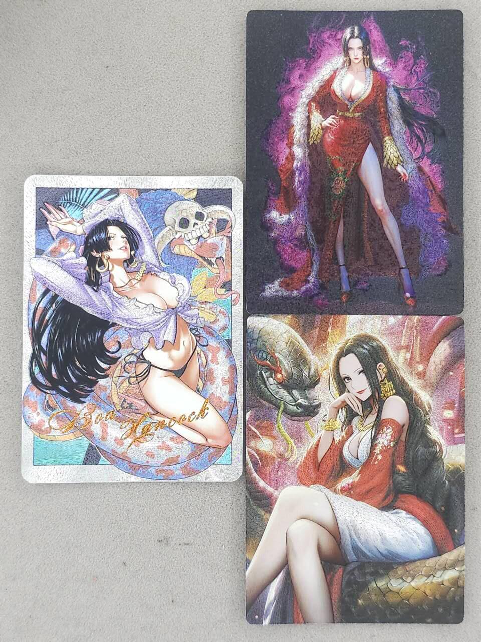 龙虎卡牌-八二场（满200元包邮，无佣金，每周六结拍，欢迎送拍） 粗闪3张 奇点 海贼王女帝