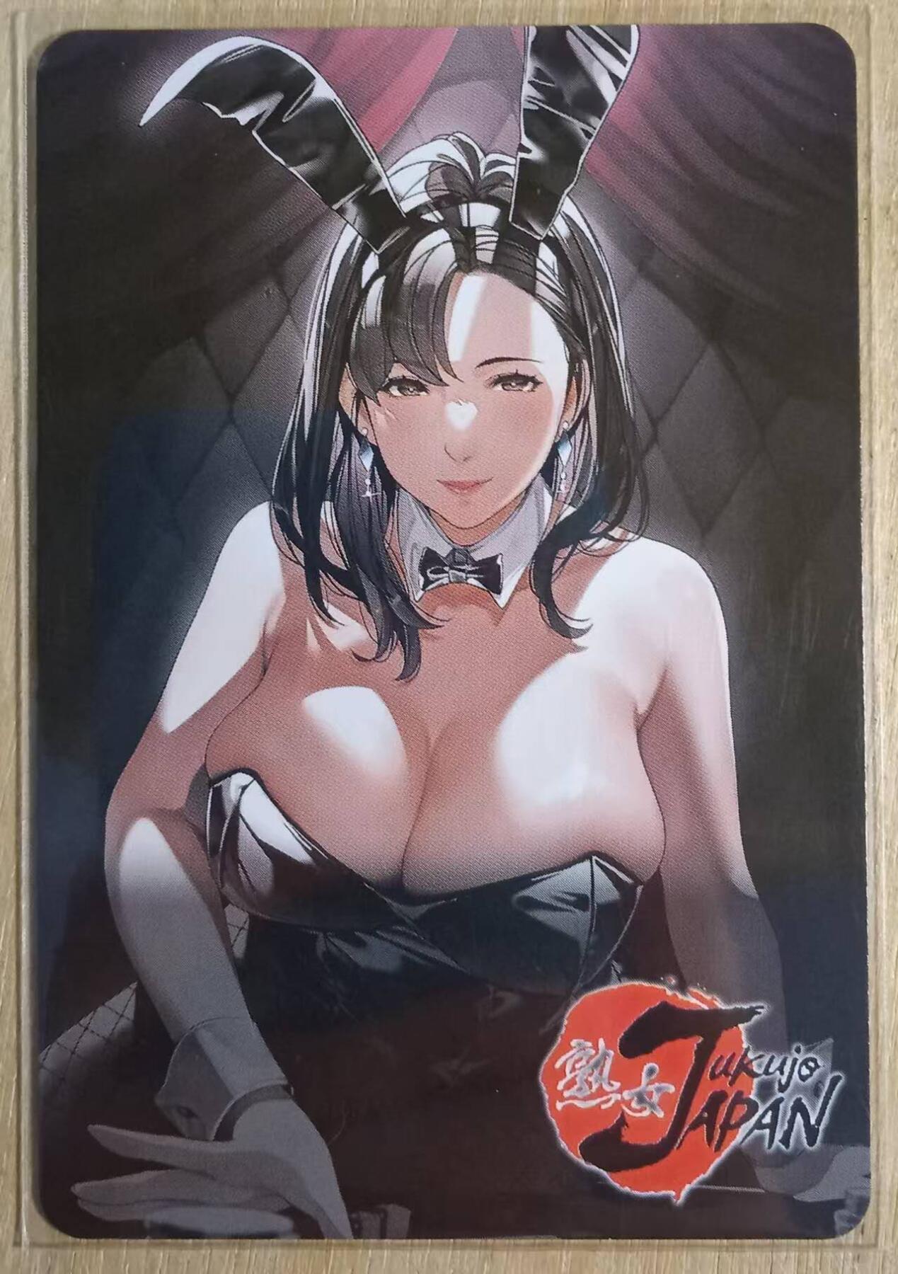 龙虎卡牌-八二场（满200元包邮，无佣金，每周六结拍，欢迎送拍） 彩闪 动漫美女卡牌 熟女系列 荷官兔女郎