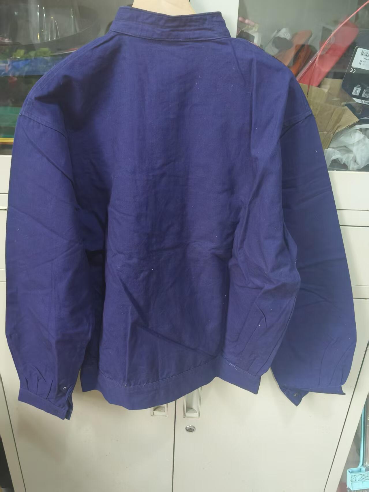 云宸嘉赏-勋臻佳藏四月精品甄选场次（低佣 一元一手） 十年时期 老式棉布兰色人民服 可做COS小王等名人款式 全新未穿未下水 约180-185体态适中可穿着