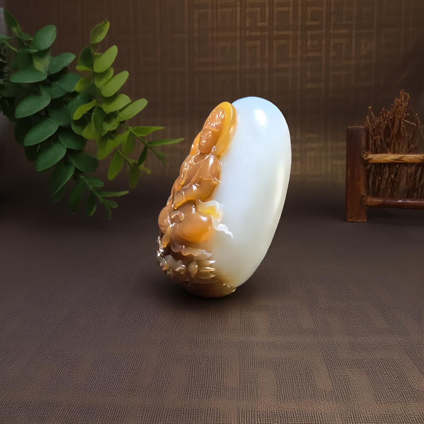 碧月说宝 君子怀瑾·当代和田玉清风专场(八) 和田玉观音