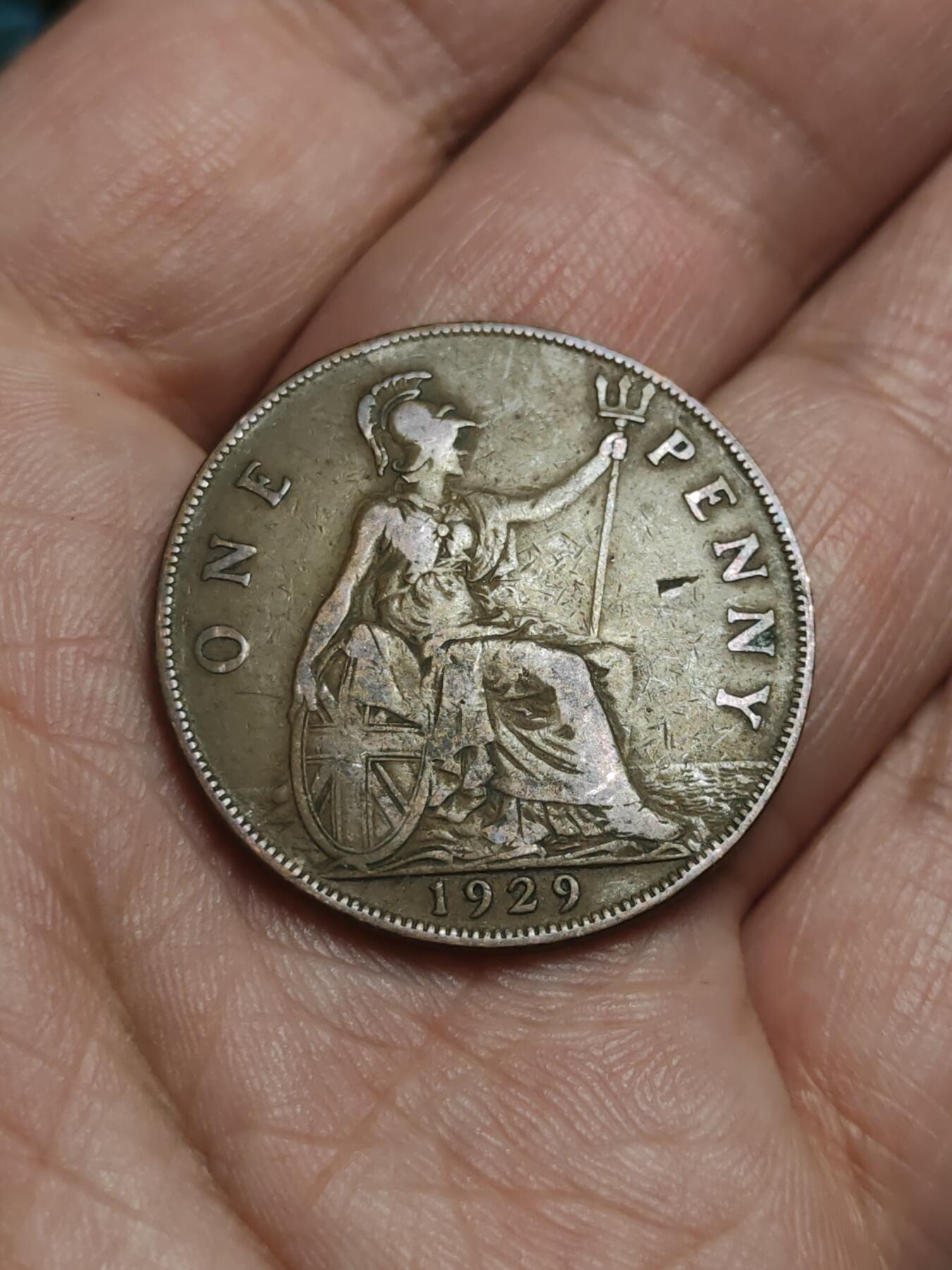 2026年第四十三场(总第二百一十二场）外国好品散币场(免佣金) 英国🇬🇧1929年1便士(乔治五世第三版)