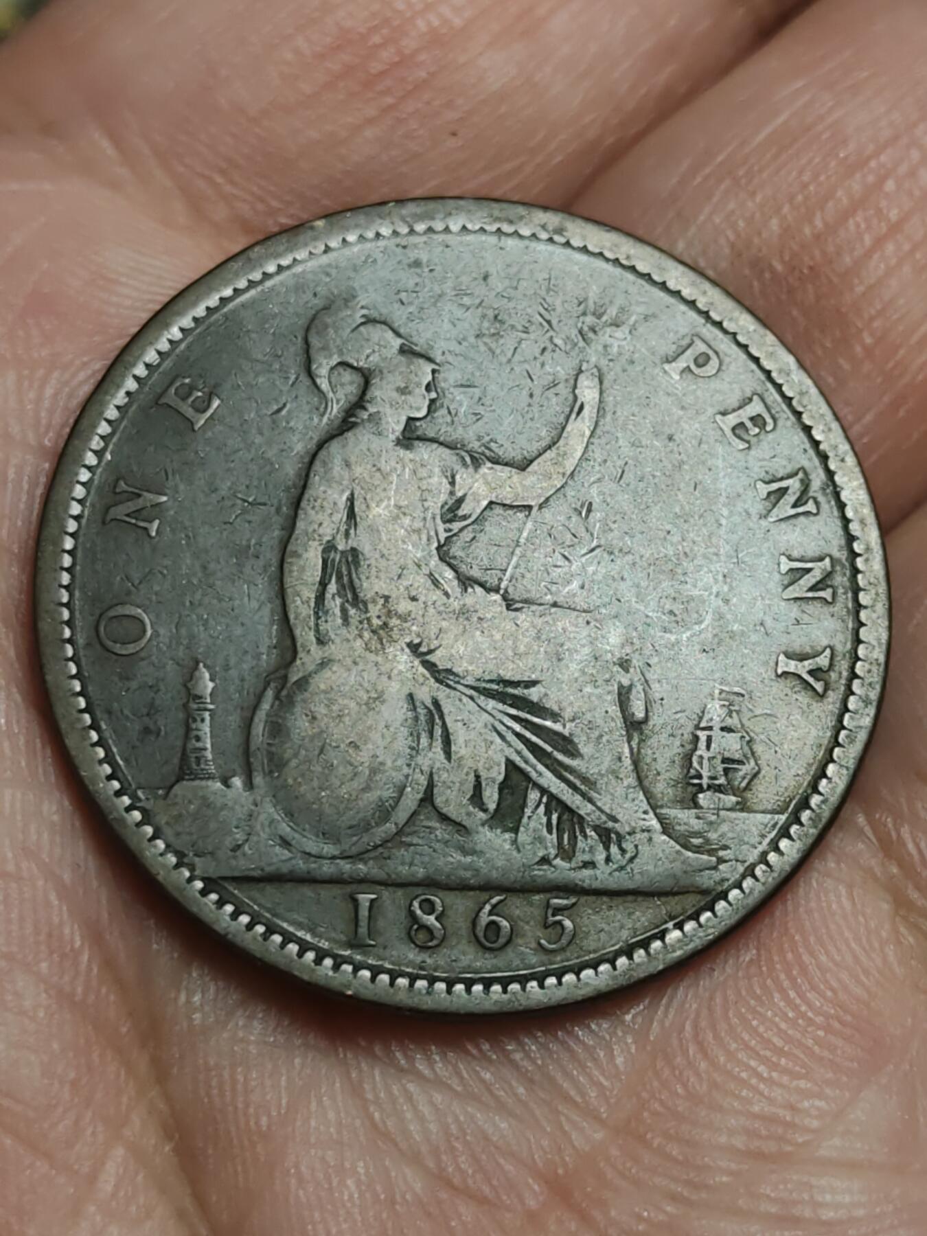 2026年第四十三场(总第二百一十二场）外国好品散币场(免佣金) 英国🇬🇧18651便士(维多利亚女王中年桂冠第二版)