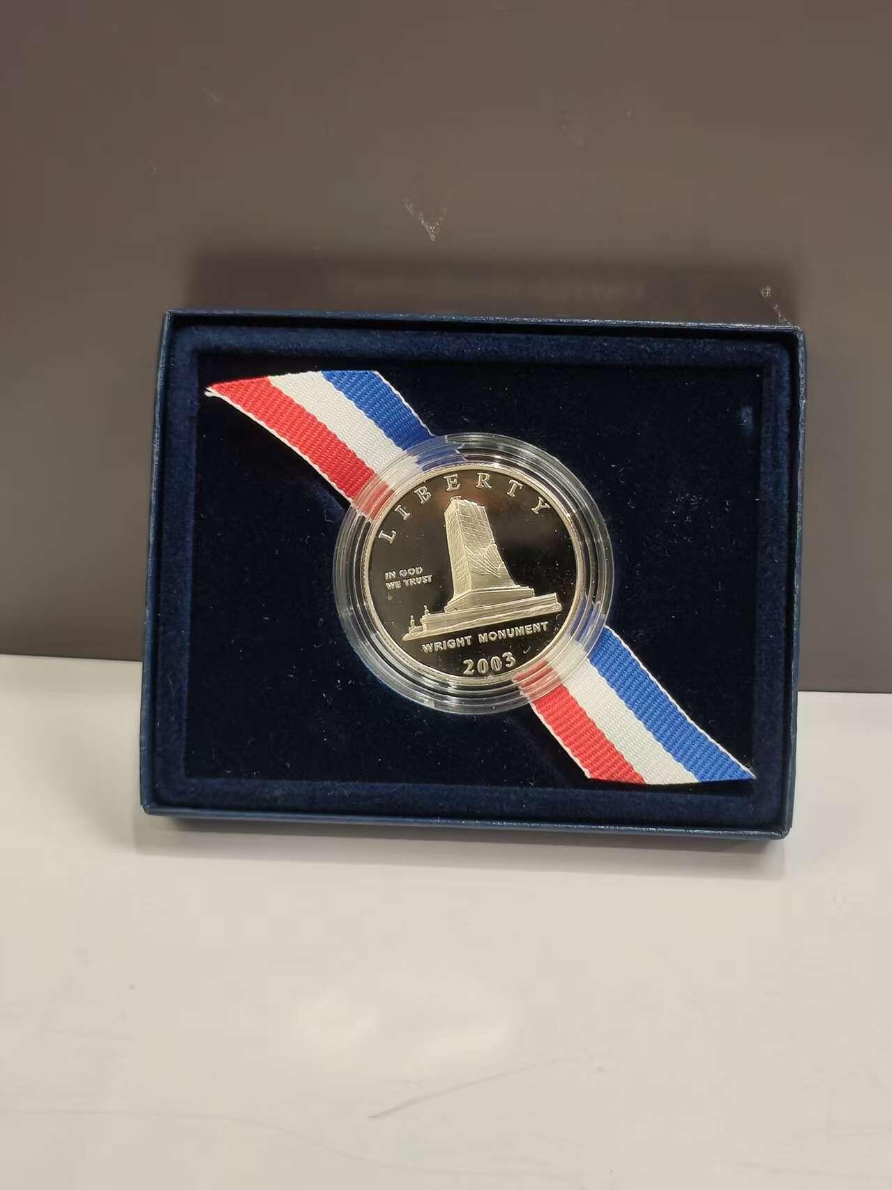 G&W世界散币，银币处理专场（第47场） 美国2003年50分  莱特兄弟百年纪念