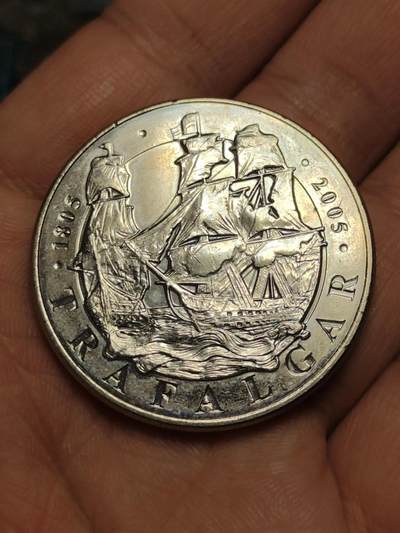 2026年第四十三场(总第二百一十二场）外国好品散币场(免佣金) - 英国🇬🇧2005年5镑(特拉法加海战胜利200周年纪念币)