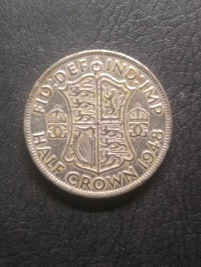 荟藏特别场次第十五期——“社长的硬币堆” - 英国1948年半克朗 早期乔治六世版