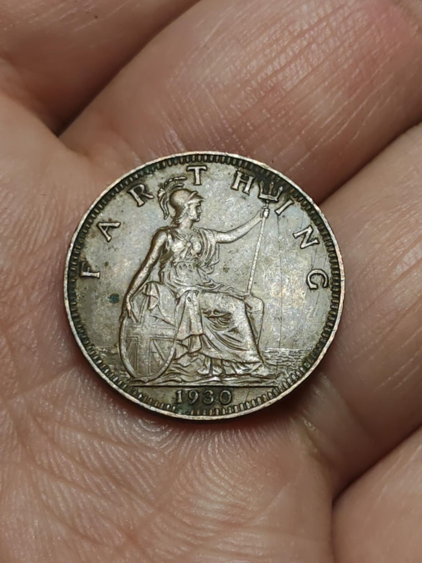 2026年第四十三场(总第二百一十二场）外国好品散币场(免佣金) 英国🇬🇧1930年1法新(乔治五世第三版)