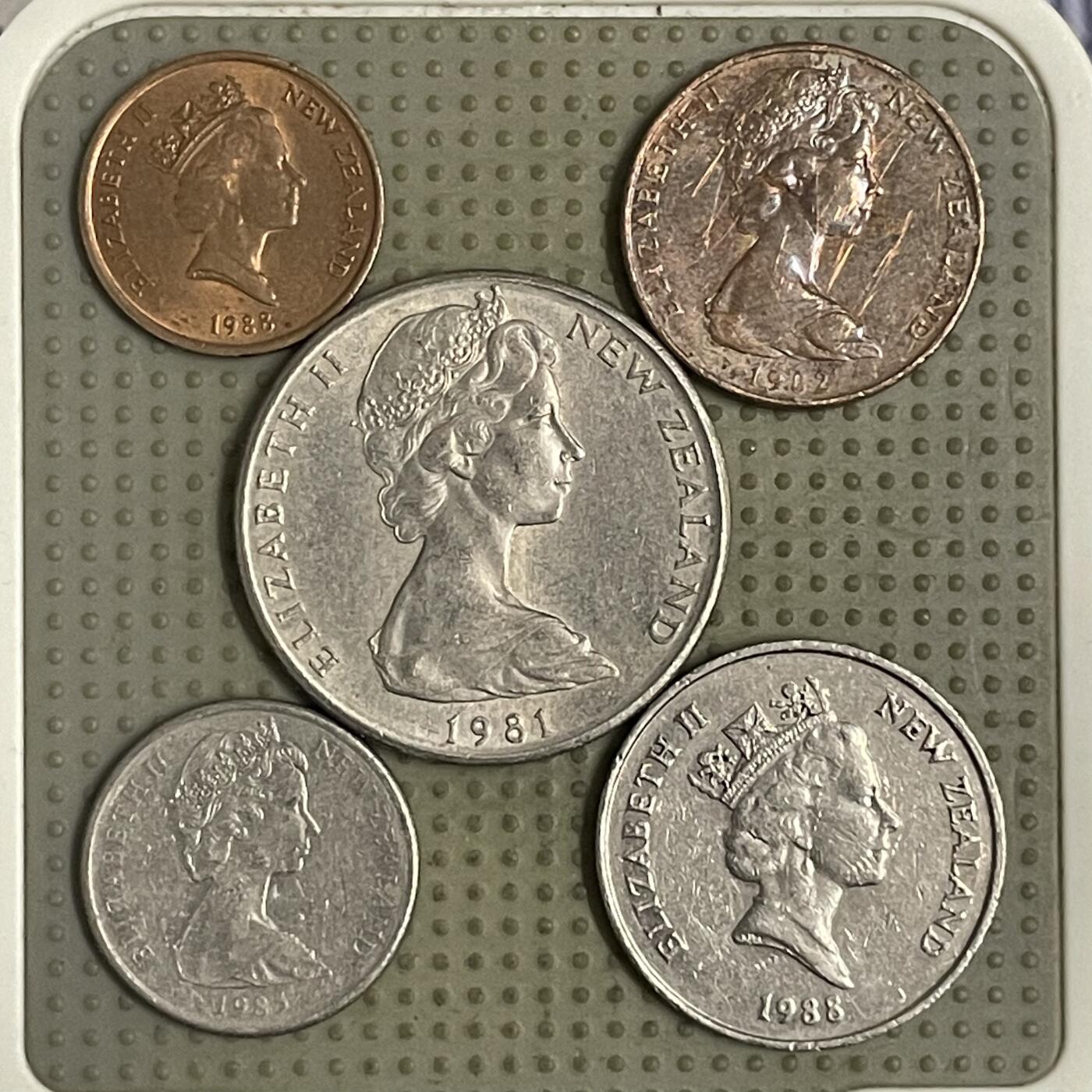 2026年第42场各国散币拍卖（总第192场） 新西兰5枚