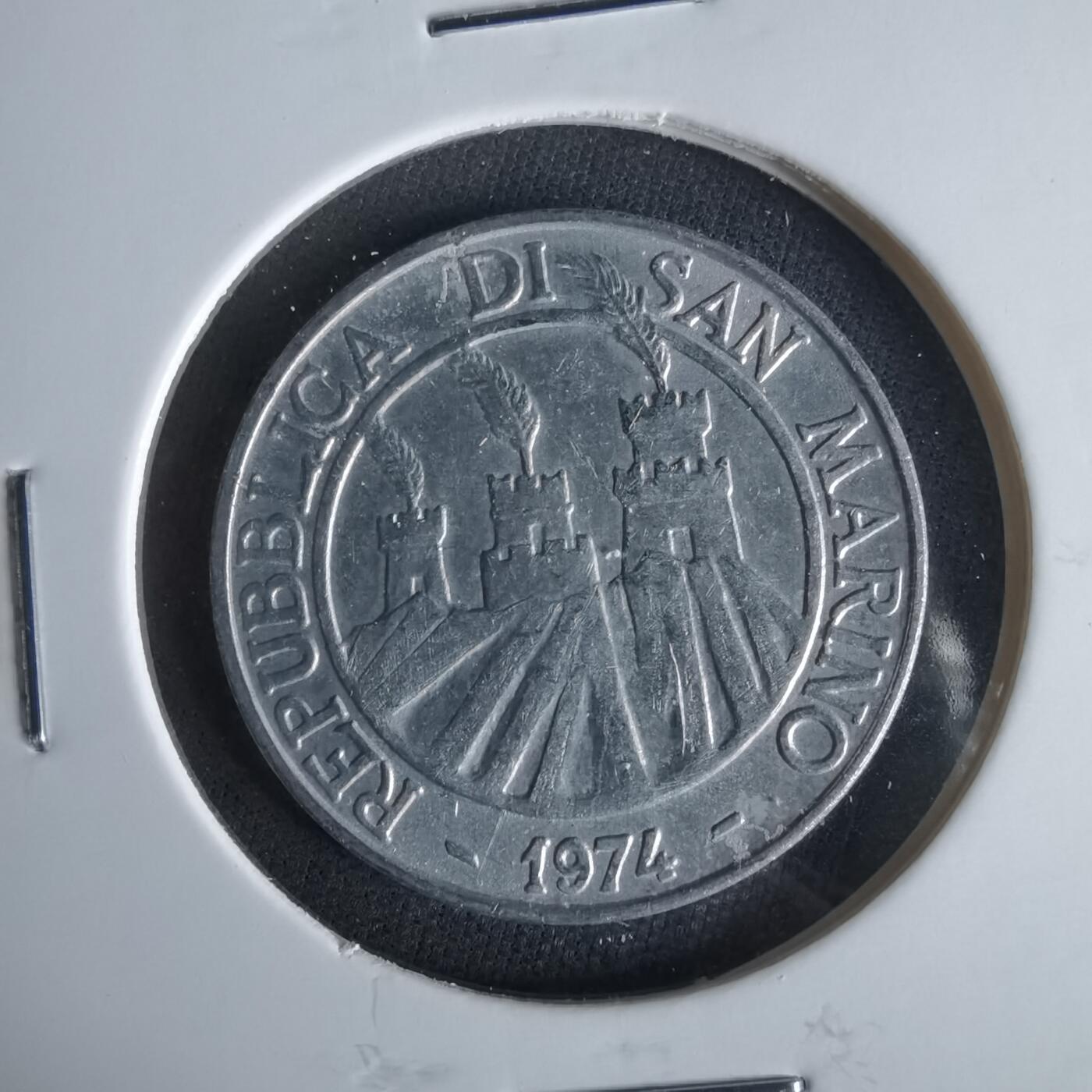 沼泽如烟--第1047场 圣马力诺1974年10里拉FAO