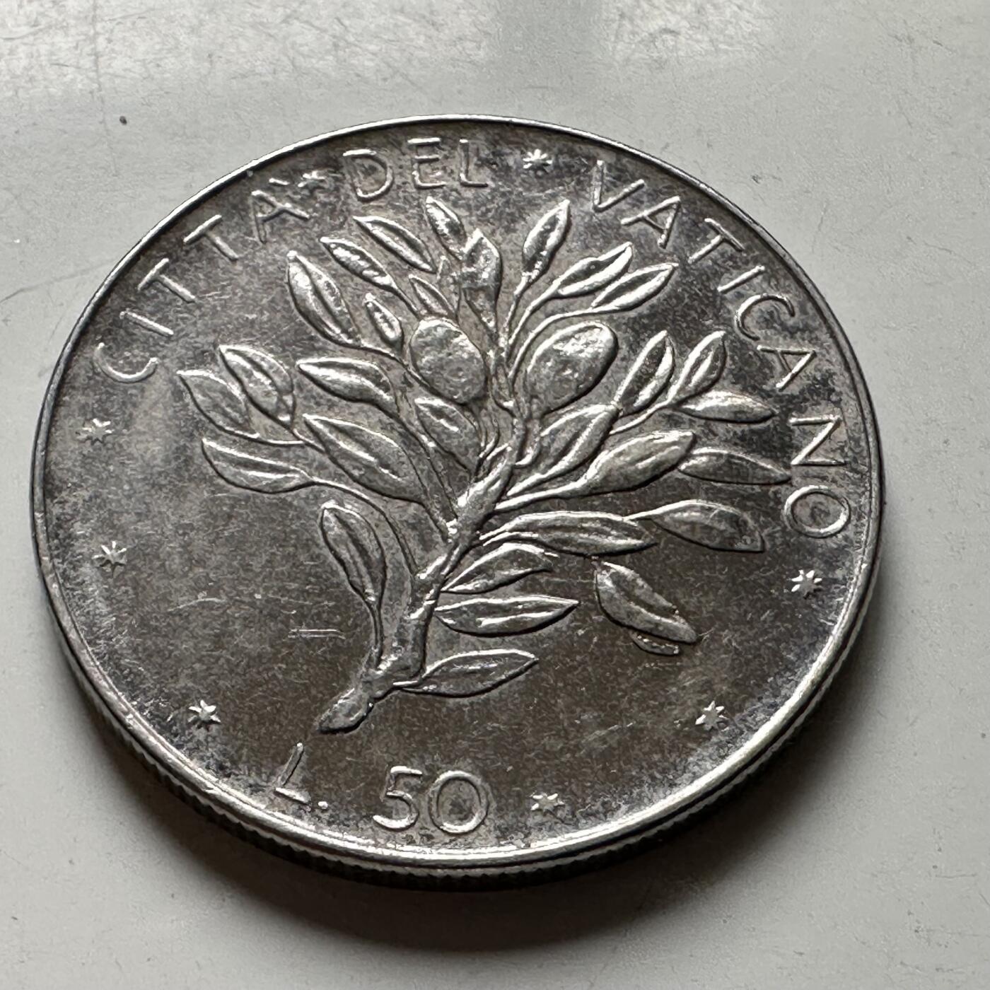 🌹外币初藏🌹🐯2026年第40场   每周二四六晚8️⃣点 世界钱币 梵蒂冈1973年50里拉