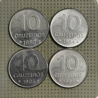 2026年第42场各国散币拍卖（总第192场） - 巴西10克鲁泽4枚