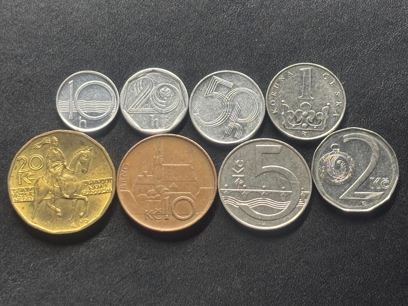 邮泉阁外国硬币限时拍卖第四十五场 （邮票在国外，请付邮费6元） 捷克8枚