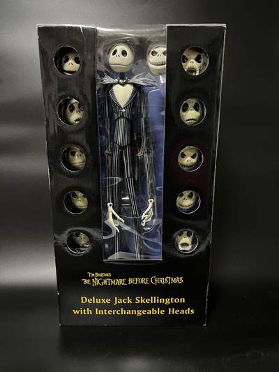 零元拍：正版NECA 12寸 圣诞夜惊魂 杰克 12个可换头雕。 - 零元拍：正版NECA 12寸 圣诞夜惊魂 杰克 12个可换头雕。