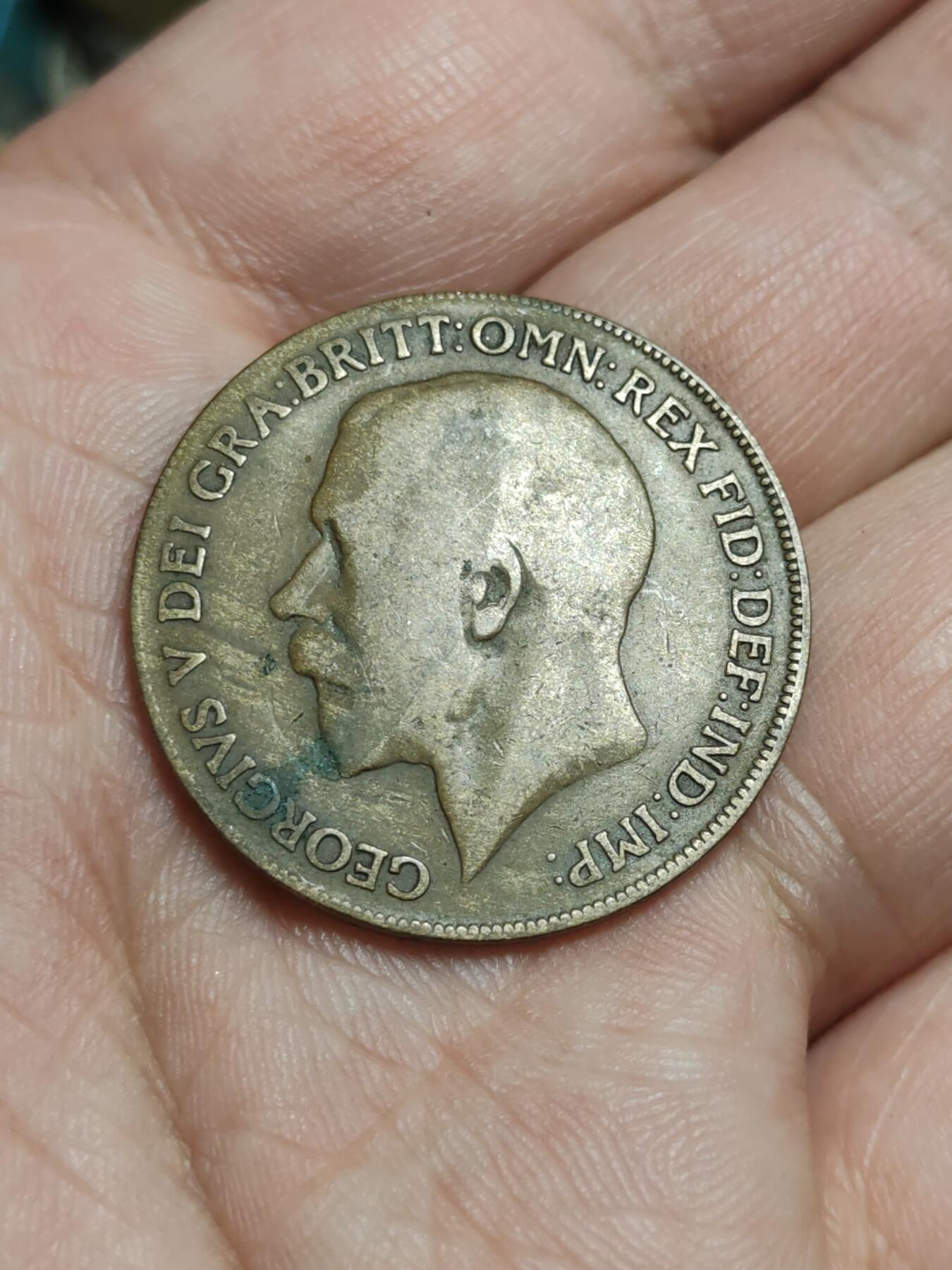 2026年第四十三场(总第二百一十二场）外国好品散币场(免佣金) 英国🇬🇧1919年1便士(乔治五世第一版)