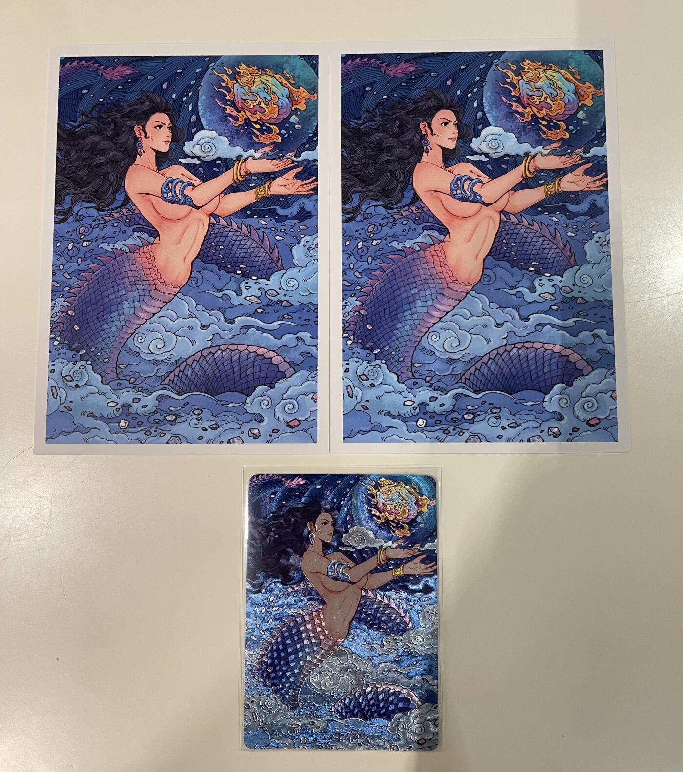 寸草不生 马年 第二期 小花瓣祖师爷特卡 女娲限编粗闪1（317/399）明信片2