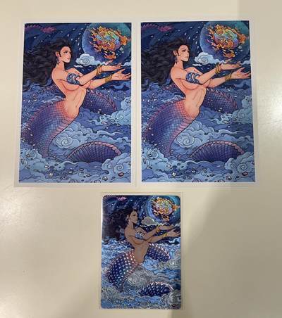 寸草不生 马年 第二期 - 小花瓣祖师爷特卡 女娲限编粗闪1（317/399）明信片2