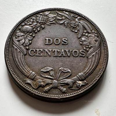 🌹外币初藏🌹🐯2026年第40场   每周二四六晚8️⃣点 世界钱币 - 秘鲁1919年2分 厚铜币