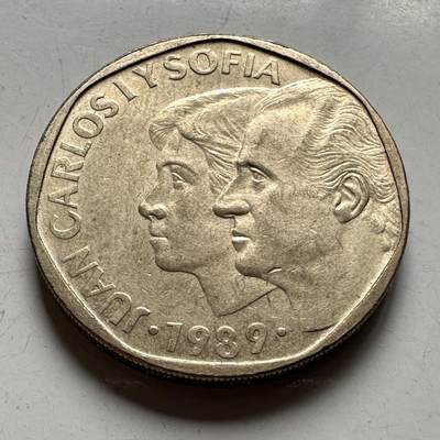 🌹外币初藏🌹🐯2026年第40场   每周二四六晚8️⃣点 世界钱币 - 西班牙1989年500比塞塔