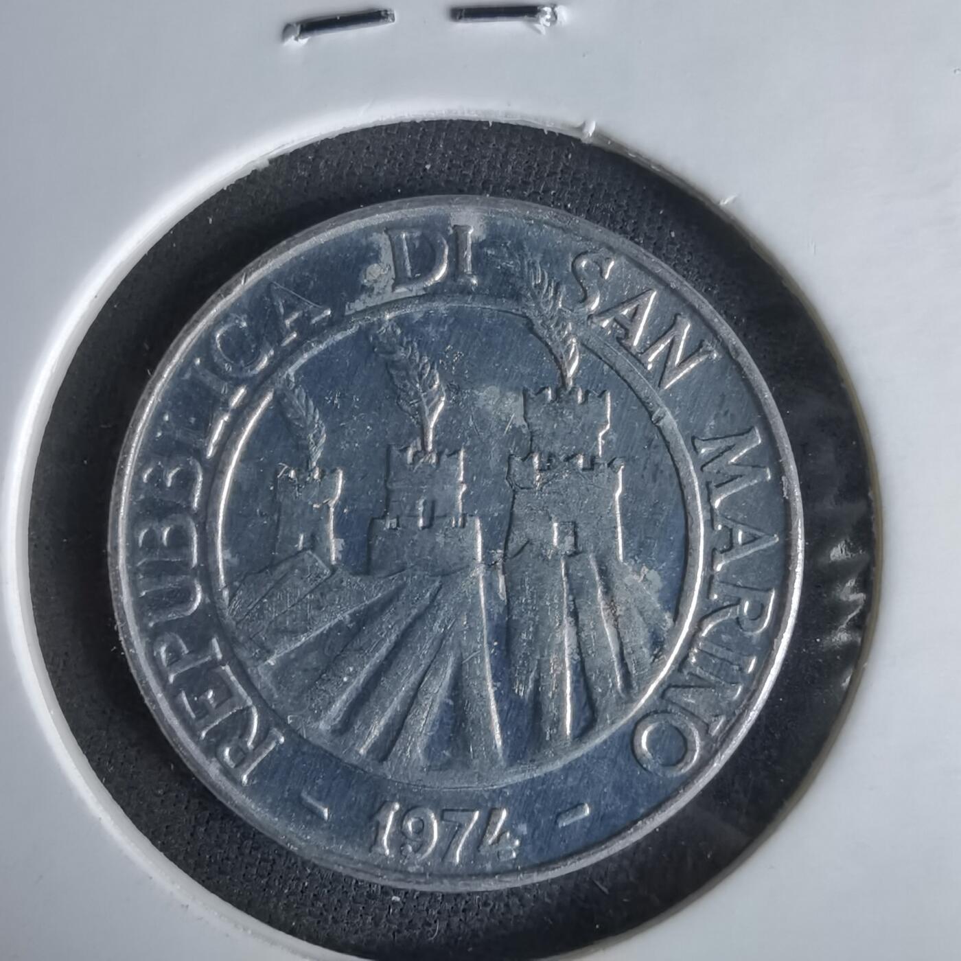 沼泽如烟--第1047场 圣马力诺1974年10里拉FAO