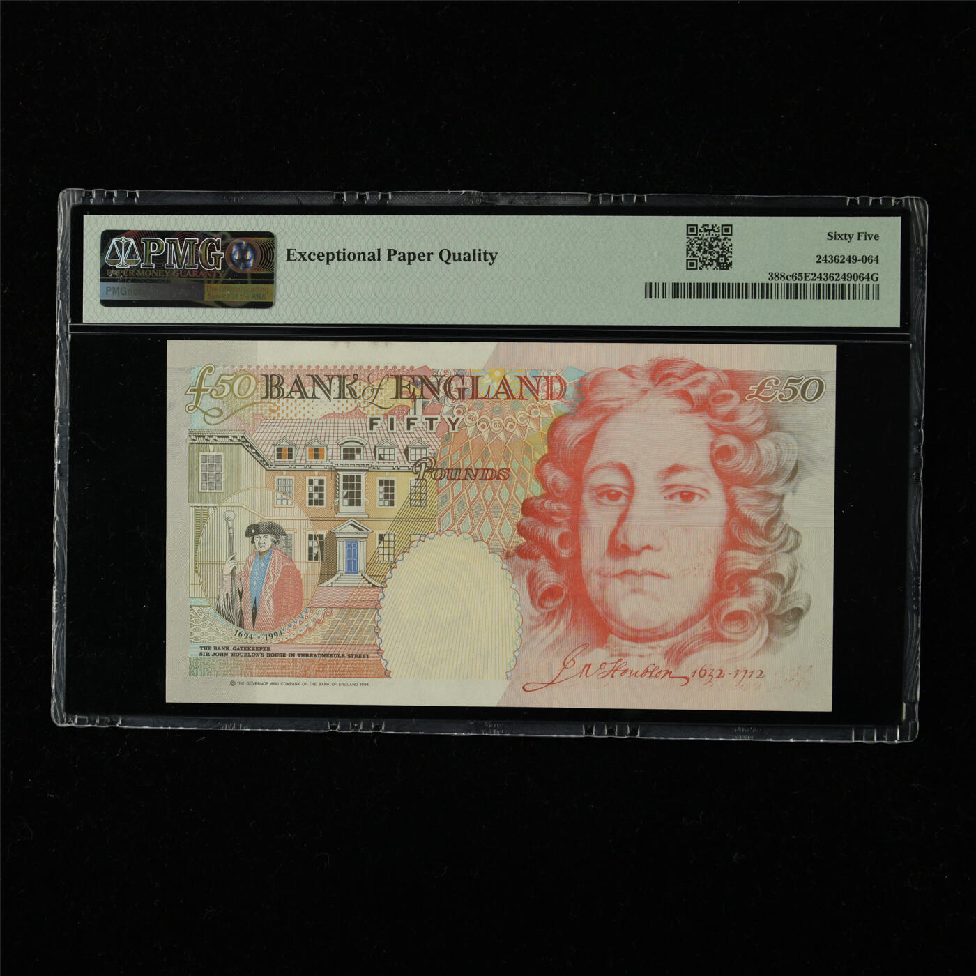 【亘邦集藏】第226期拍卖 1994年 英国50英镑 PMG 65EPQ R38 075921