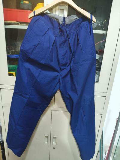云宸嘉赏-勋臻佳藏四月精品甄选场次（低佣 一元一手） - 十年时期 老式棉布兰色人民服裤子 可做COS小王等名人款式 全新未穿未下水 约175-180体态适中可穿着