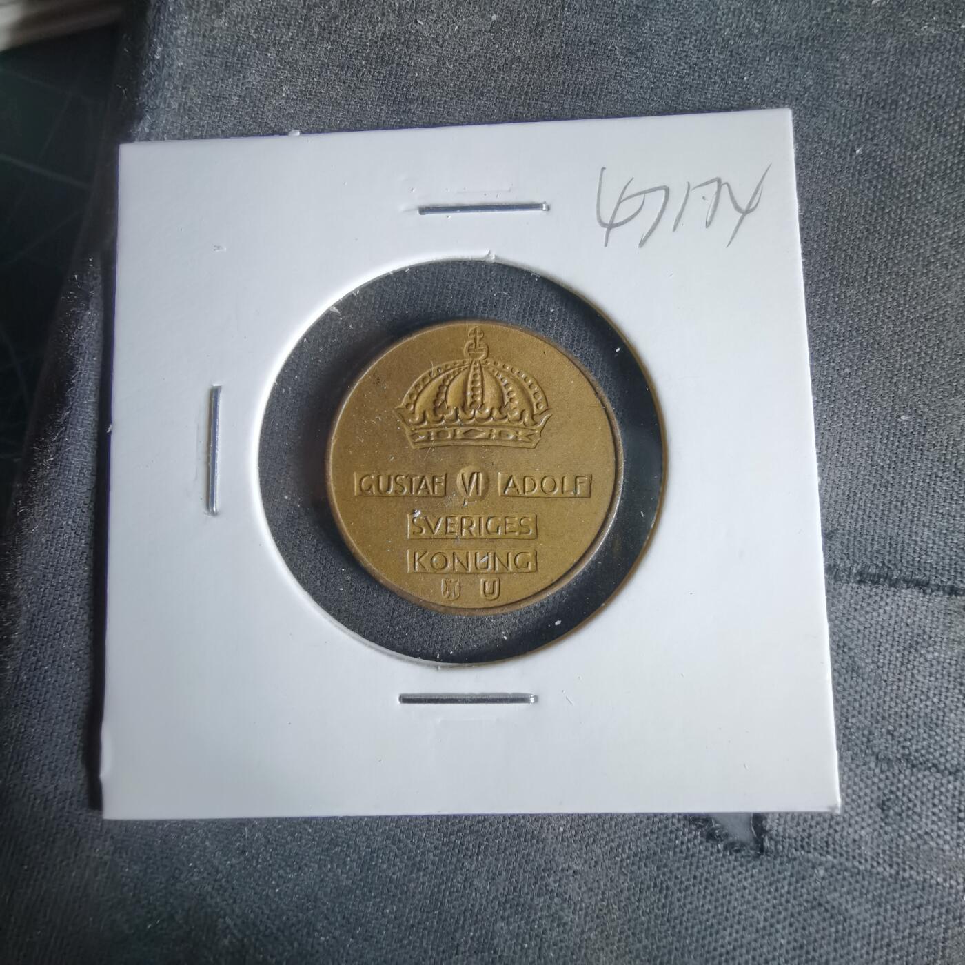 沼泽如烟--第1047场 瑞典1966年2欧尔