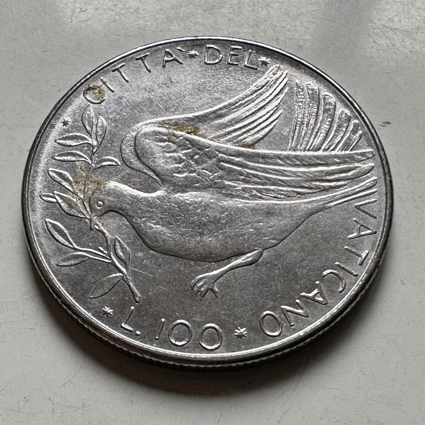 🌹外币初藏🌹🐯2026年第40场   每周二四六晚8️⃣点 世界钱币 梵蒂冈1976年100里拉