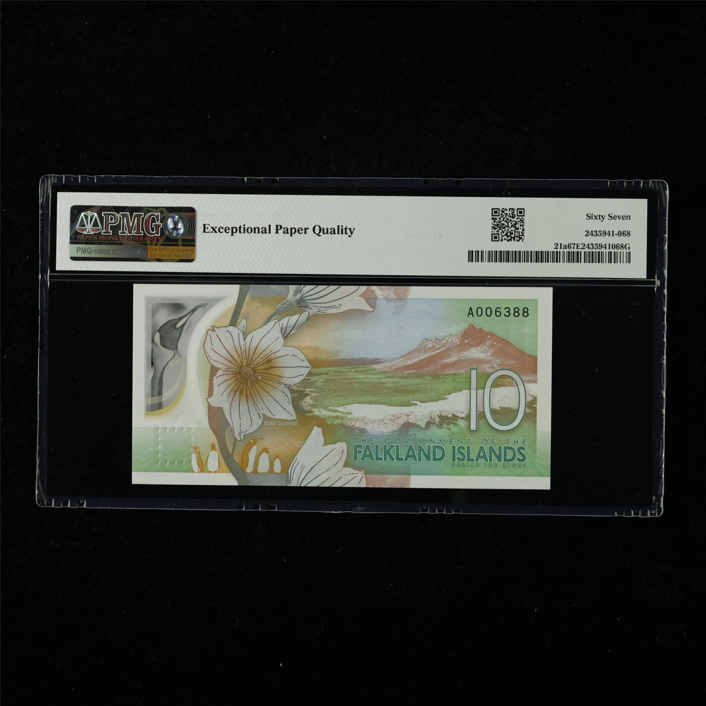 【亘邦集藏】第226期拍卖 2025年 福克兰群岛10镑 PMG 67EPQ A006388