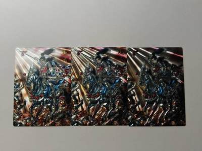 龙虎卡牌-八二场（满200元包邮，无佣金，每周六结拍，欢迎送拍） - 光刻3张  齐卡文化  梓墨 - 五虎将赵云 三宫